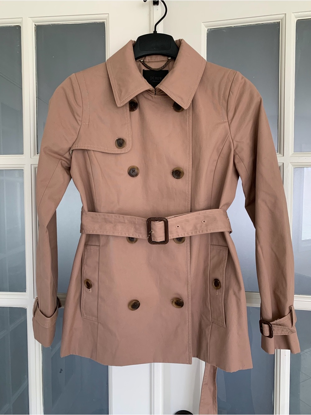 JCrew Collection short Icon Trench, 0